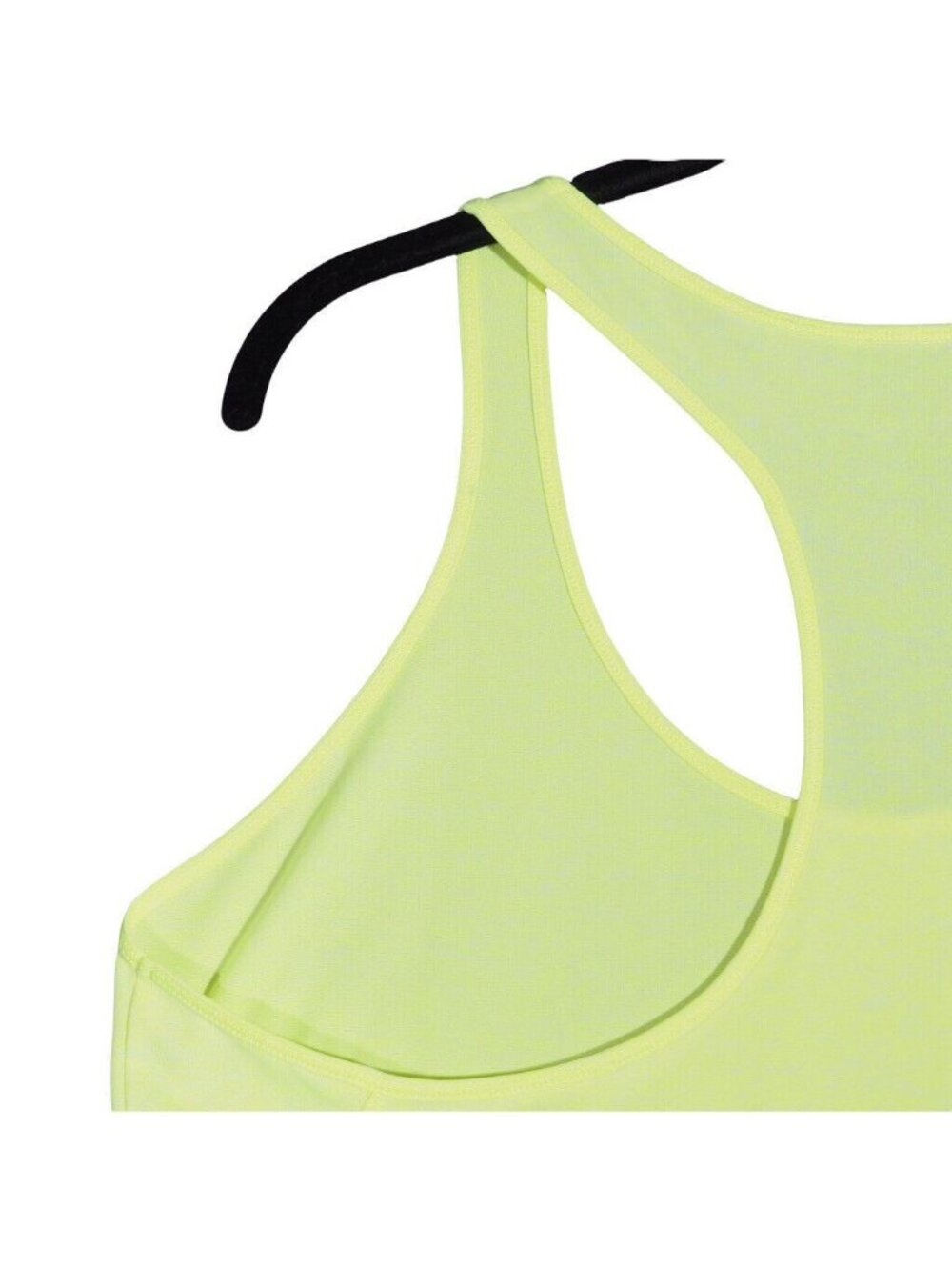 Ideology Neon Yellow Racerback Tank Top XL Polyester Spandex Womens Sleeveless A - Picture 5 of 8